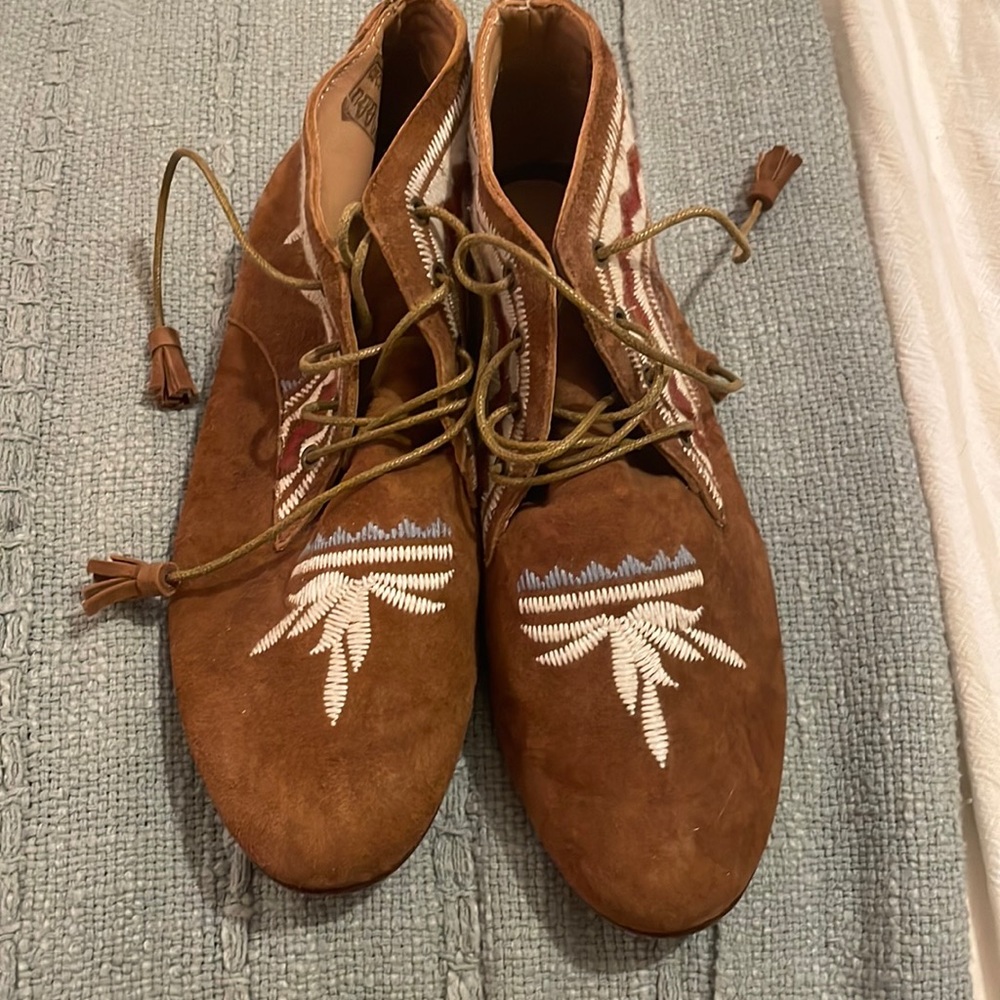 Ulla Johnson Embroidered Booties